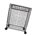 thumbnail image 2 of Cesta de lavandería con ruedas, cesto para ropa, bolsa de almacenamiento para tapete de que ahorra espacio para bandas de resistencia, bloque de negro, 2 of 9