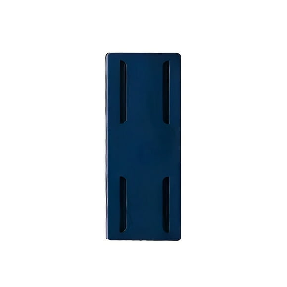 Billuyoard Soporte de toma de corriente portátil de Color sólido autoadhesivo desmontable para sala de estar adhesivo de estante de fijación de Almacenamiento y organización del hogar Azul