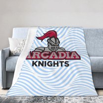 Arcadia University Fleece Blanket, Very Soft Microfiber Flannel Blanket for Couch Warm and Cozy for All Seasons