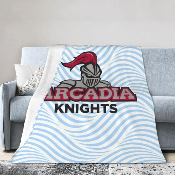 Arcadia University Fleece Blanket, Very Soft Microfiber Flannel Blanket for Couch Warm and Cozy for All Seasons