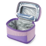 Arctic Zone Lavender Purple Expandable Lunch Box with Thermal Insulation and Ice Pack