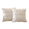 thumbnail image 1 of Set of 2 Soft Plush Short Wool Velvet Decorative Throw Pillow Covers Square Luxury Style Cushion Case Pillow Shell, 1 of 5