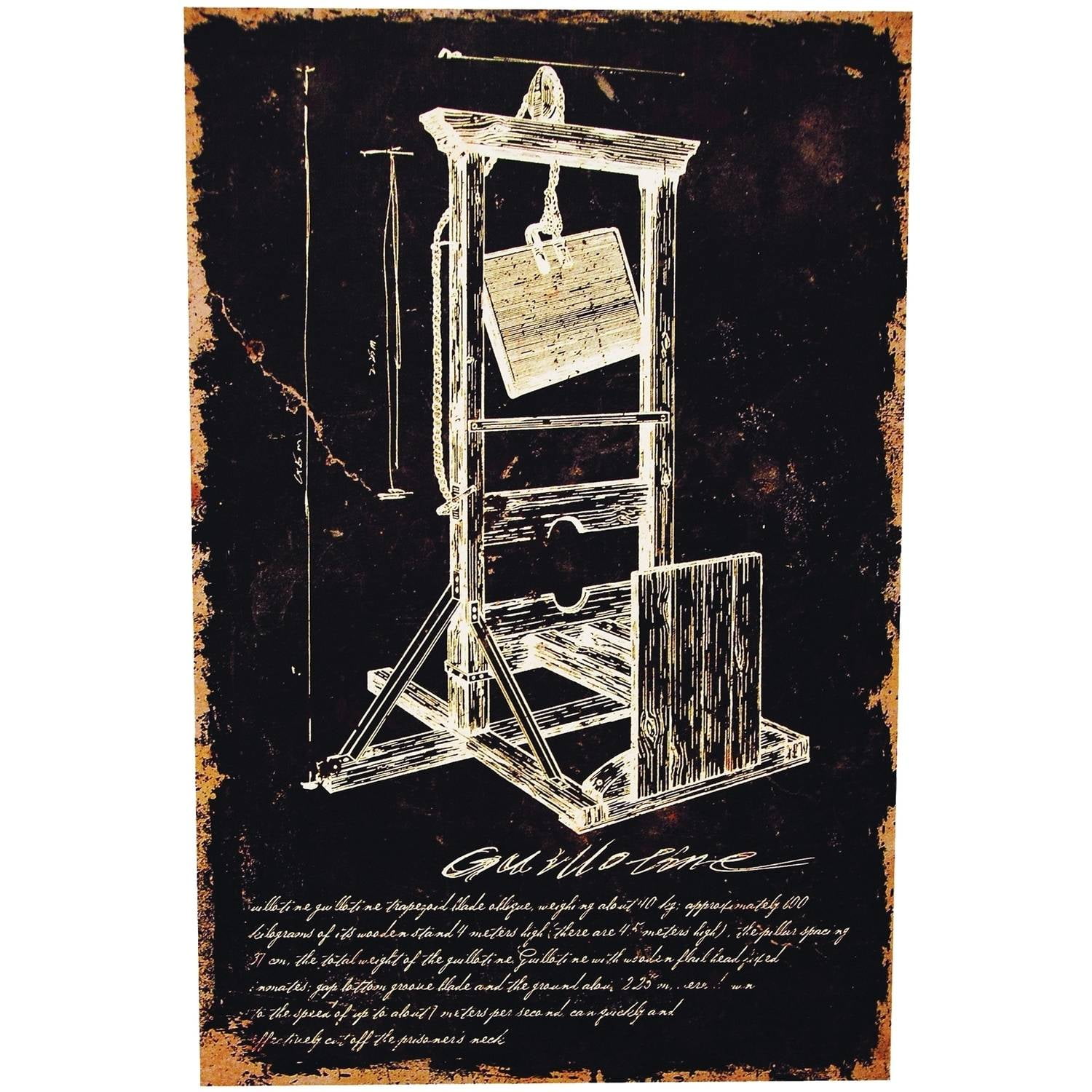 Guillotine Canvas without Frame Halloween Decoration - Walmart.com