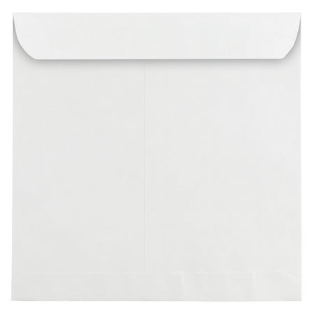 JAM Paper 13.5 x 13.5 Large Square Invitation Envelopes, White, 25/pack