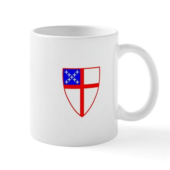 CafePress - Episcopal Shield Mug - 11 oz Ceramic Mug - Novelty Coffee Tea Cup