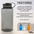 thumbnail image 2 of Plastic Sports Water Bottles with Flip Lid 38 oz. Set of 10, Bulk Pack - Great for Gym, Hiking, Cycling, Camping, Backpacking, School - Smoke, 2 of 5