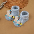 thumbnail image 3 of 1/3-Pairs Newborn Girls Boys 3D Cartoon Slipper Cotton Anti-slip Booties Socks 0-12 Months, 3 of 9
