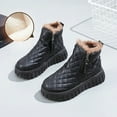 thumbnail image 1 of Chaussures pour Femmes Bottes de Neige Chaussures à Plateforme Chaussures en Coton Chaudes Bottes Courtes Chaussures Décontractées Extérieures Bottes Hautes Femmes Blanches, 1 of 10
