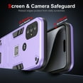 thumbnail image 2 of for Motorola Moto G Power 2022 Case, 2 in 1 Hybrid Shockproof Hard PC Soft TPU Bumper Non-Slip Protective Girls Women Boy Men Phone Cases Cover for Motorola Moto G Power 2022, Purple, 2 of 7