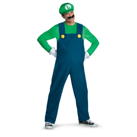 Luigi Deluxe Teen Adult Costume 68085 - XL 42-46