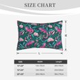 thumbnail image 3 of Plush Throw Pillow Covers, Funny And Cute Chameleon Lizard Pillow Cases with Invisible Zipper, Breathable Microfiber Pillow Cases Standard Size for Sleeping Bedroom Sofa Living Room 20x30, 3 of 5