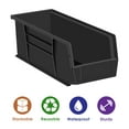thumbnail image 3 of Box Partners Plastic Stack & Hang Bin Boxes 10 7/8" x 4 1/8" x 4" Black 12/Case BINP1144K, 3 of 6