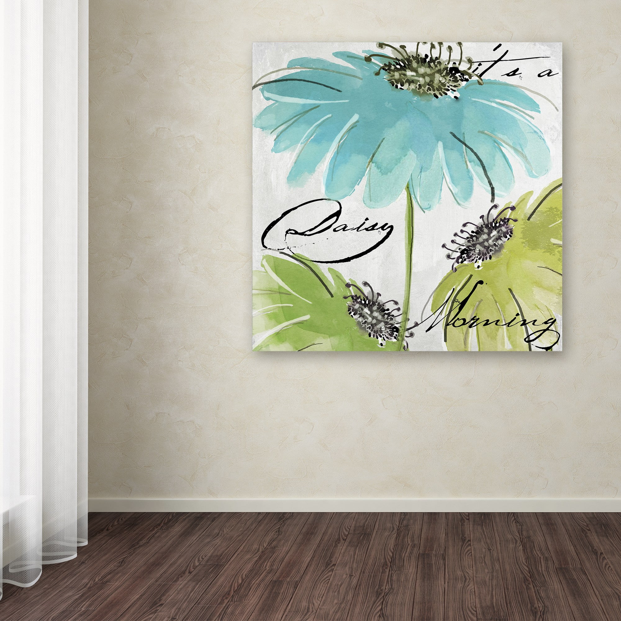 Trademark Fine Art "Daisy Morning II" Canvas Art by Color Bakery
