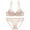 Pinks, variant on LLYWEY Padded Bras for Women No Underwire Plus Size Comfort Bra Ladies Tie-Front Bra Style-435 Women Extra Lift Bra Feature Adult Female T-Shirt Sports Bras White 36B