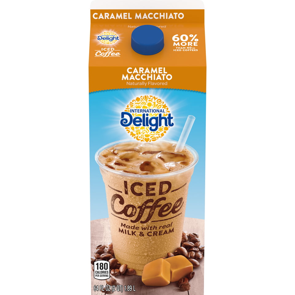 International Delight Caramel Macchiato Iced Coffee Half Gallon