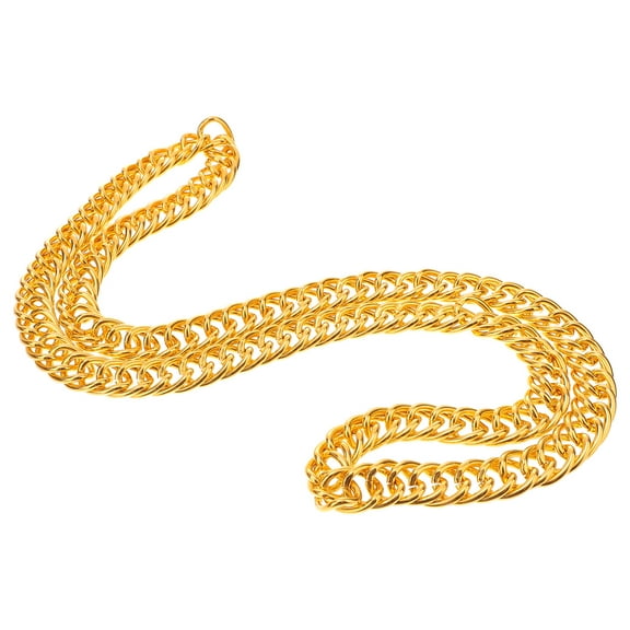 Masteelf  95 Cm Chunky Chain Necklace Charm for Men Men's Necklaces Man Golden