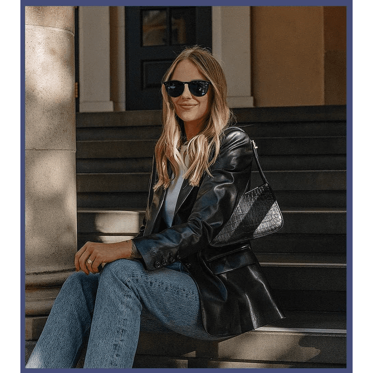 Retro sunglasses womens 2024 trendy round classic glasses  display picture 3