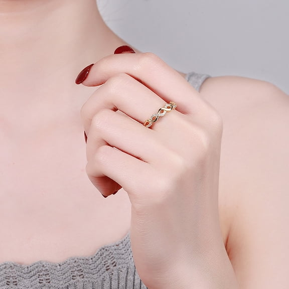 Luxshiny Open Ring Women Copper Aesthetic 1Pack