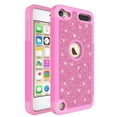 thumbnail image 4 of Apple iPod Touch 5/6/7th Generation Case Cover w/ [Temper Glass Screen Protector] Glitter Bling Silicone Hard Phone Case for New iPod Touch - Hot Pink, 4 of 4
