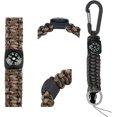 thumbnail image 2 of 10 piezas de brújula de botón CHAO brújula de reloj pulsera de paracord senderismo camping 22 mm, 2 of 5