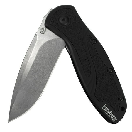 Kershaw Blur, Folding Knife, CPM-S30V Steel, Drop Point Blade, 6061-T6 Anodized Aluminum, 3.4