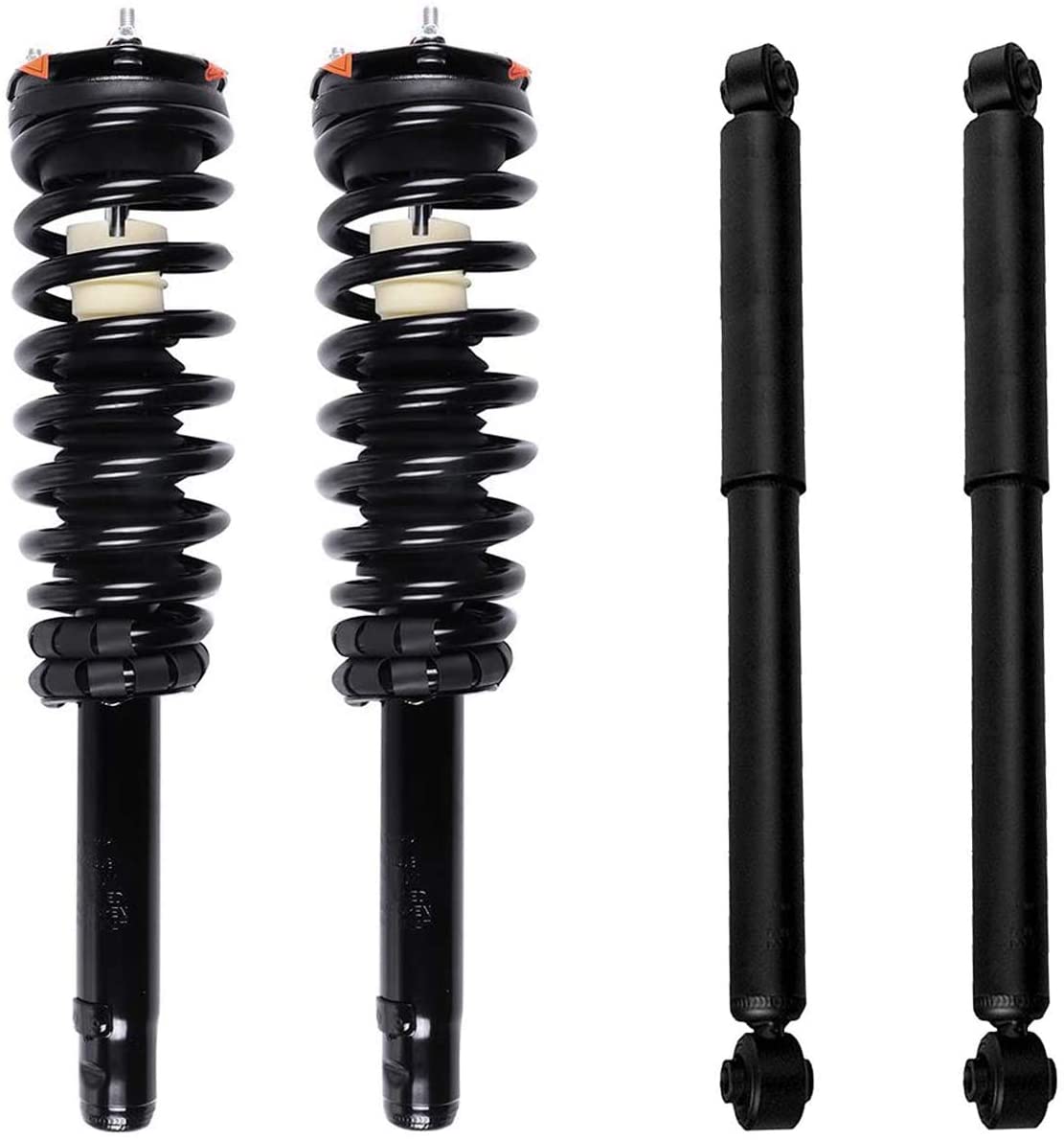 4pc Front Complete Strut Coil Spring Assemblies Rear Shock Absorbers For 10 11 12 Ford Fusion Mercury Milan 2 5l Only Walmart Com 4pc Front Complete Strut Coil Spring Assemblies Rear Shock Absorbers For 10 11 12 Ford Fusion Mercury Milan 2 5l Only Walmart Com