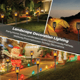 thumbnail image 3 of XODO Waterproof Solar Lights with Flickering Flame Design, Outdoor Lights for Yard and Patio, 4 Pack, 3 of 8
