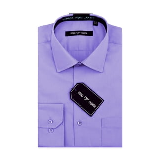 Zoomgarrity Men’s Slim Fit Dress Shirt – Stretch, Wrinkle Free, Moisture Wicking, Long Sleeve