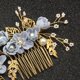 thumbnail image 4 of Tocado De Novia Con Peine De Cristal Accesorios Para El Cabello Nupcial Para Bodas Fiestas Y Eventos Especiales, 4 of 4