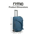 thumbnail image 4 of RTIC Road Trip Rolling Duffle Bag, Large, Water Resistant and Wheeled, Storm, 4 of 4