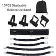 thumbnail image 2 of 11pcs Resistance Bands Set, Resistance Bands with 5 Exercise Bands, 2 Foam Handles, 2 Ankle Straps, 2 of 5