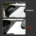 thumbnail image 4 of Xotic Tech Set Carbon Fiber Style Exterior Front Window A-Pillar Rear Window C-Pillar Spoiler Window Pillar Side Window Louvers Accessories Cover Trim Combo Kit, Compatible with Toyota Rav4 2019-2023, 4 of 9