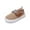 Tan, variant on Blikcon Toddler Boys & Girls Hook And Loop Boat Shoes Lace Up Loafers (Toddler/Little Kid)