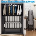 thumbnail image 2 of Twin Size Folding Bed with Mattress 75"X38" for Adults 5" Memory Foam Mattress Rollaway Portable Foldable Guest Student Extra Bed with Sturdy Metal Slats Frame on Wheels Fold Up Space-saving, 2 of 8