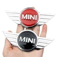 thumbnail image 4 of St silver black applicable to Mini New Original Hood Mini Cooper Emblem Badge, 4 of 4
