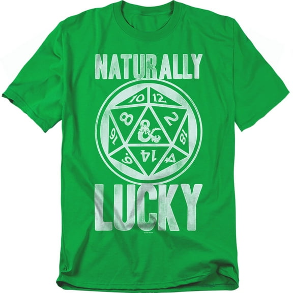 Dungeons Dragons Natural Luck T-Shirt Natural Luck Unisex Graphic Tee For Men & Women