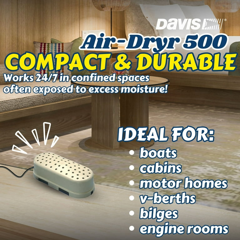 Davis Portable Compact Air-Dryr 500 for Boats, RVs, Planes and
