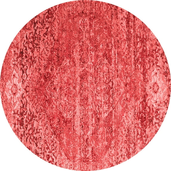 Ahgly Company Indoor Round Persian Red Traditional Area Rugs, 3' Round
