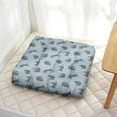 thumbnail image 3 of Square Cat Lover Floor Cushion - Adorable Hand-Drawn Cat Illustration Meditation Pillow - Fluffy & Supportive Tatami Mat Seat for Yoga, 3 of 7