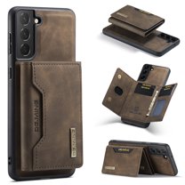 for Samsung Galaxy S20 Plus Case ,Magnetic Buckle Leather Detachable Wallet Cover, Card Pocket Back Flip Kickstand Shockproof Business Slim Phone Case For Samsung Galaxy S20 Plus,
Coffee