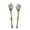 A002- Gold, variant on Halloween Skeleton Decorations 12 Inch Black Plastic Skeleton Stakes Outdoor Halloween Decorations Yard Spooky Halloween Props for Lawn Graveyard and Party 2 Pack