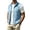 Sky Blue, variant on Mens Vests Outerwear Lightweight Sleeveless Jackets Stand Collar Full Zip Windbreaker Casual Golf Waistcoat for Spring Travel and Outdoor Activities