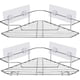 thumbnail image 1 of Carrito de ducha de esquina, acero inoxidable, estante de baño montado en la pared con adhesivo, organizador de almacenamiento para inodoro, dormitorio y cocina, 1 of 5