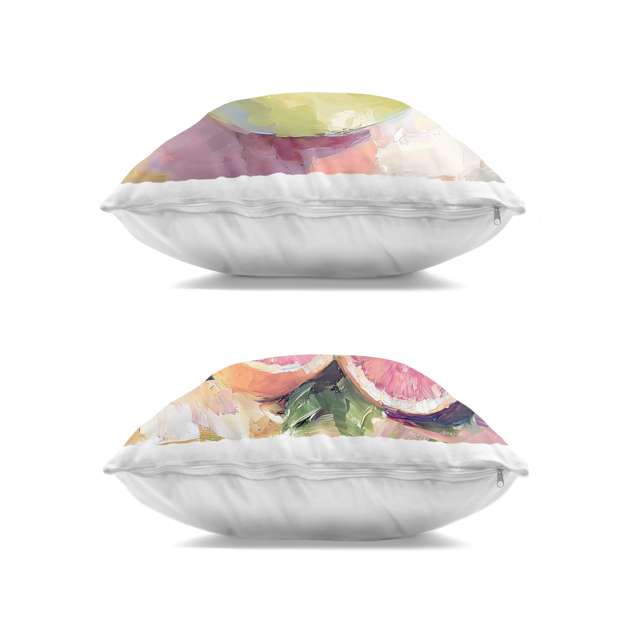 Stupell Industries Grapefruit Drinks & Fruits 2 Piece Decorative Printed Throw Pillow Set, design by Riley B, 18 x 7 x 18