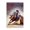 Southwestern Cowgirl Horse Racing Painting, variant on Stupell Industries Eclectic Equestrian Cowboy Black Floating Frame Canvas Art, 17 x 21, by Julie T. Chapman