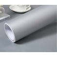 thumbnail image 2 of Solid Color Frosted Waterproof Wallpaper Shelf Drawer Liner Self-Adhesive Cabinet Sticker,15.7"x 23.6"(Gray), 2 of 9