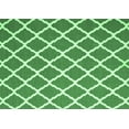 thumbnail image 1 of Ahgly Company Indoor Rectangle Trellis Emerald Green Modern Area Rugs, 7' x 9', 1 of 4