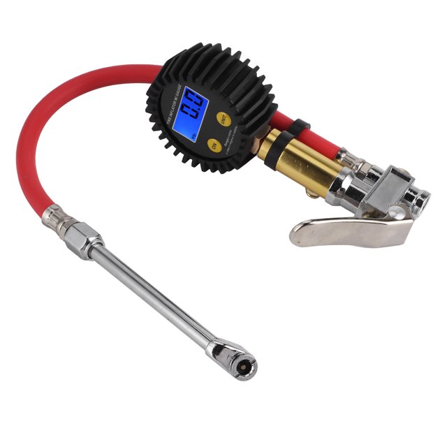 Tire Inflator Pressure Gauge, Digital Tire Inflator Universal Easy To Read Air Inflator Pressure Tester Tire Air Pump For Cars For Motorcycles