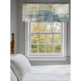 thumbnail image 3 of Abstract Valances for Windows, Rod Pocket Kitchen Valance Curtains - Soft & Washable Small Window Treatment for Living Room,&nbsp;Bathroom, Mottled Paint Texture , 42x12 Inch, 1 Panel, 3 of 9