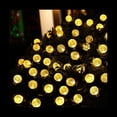 thumbnail image 4 of Bombillas de Luz Solar de 8 Modos Bola de Cristal 5M Luces de Cadena LED Guirnaldas de Luces de Hadas para la Fiesta de Navidad DecoracióN Al Aire Libre, 4 of 5